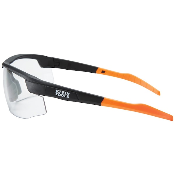 Safety Glasses, Semi-frame Clear / Gray